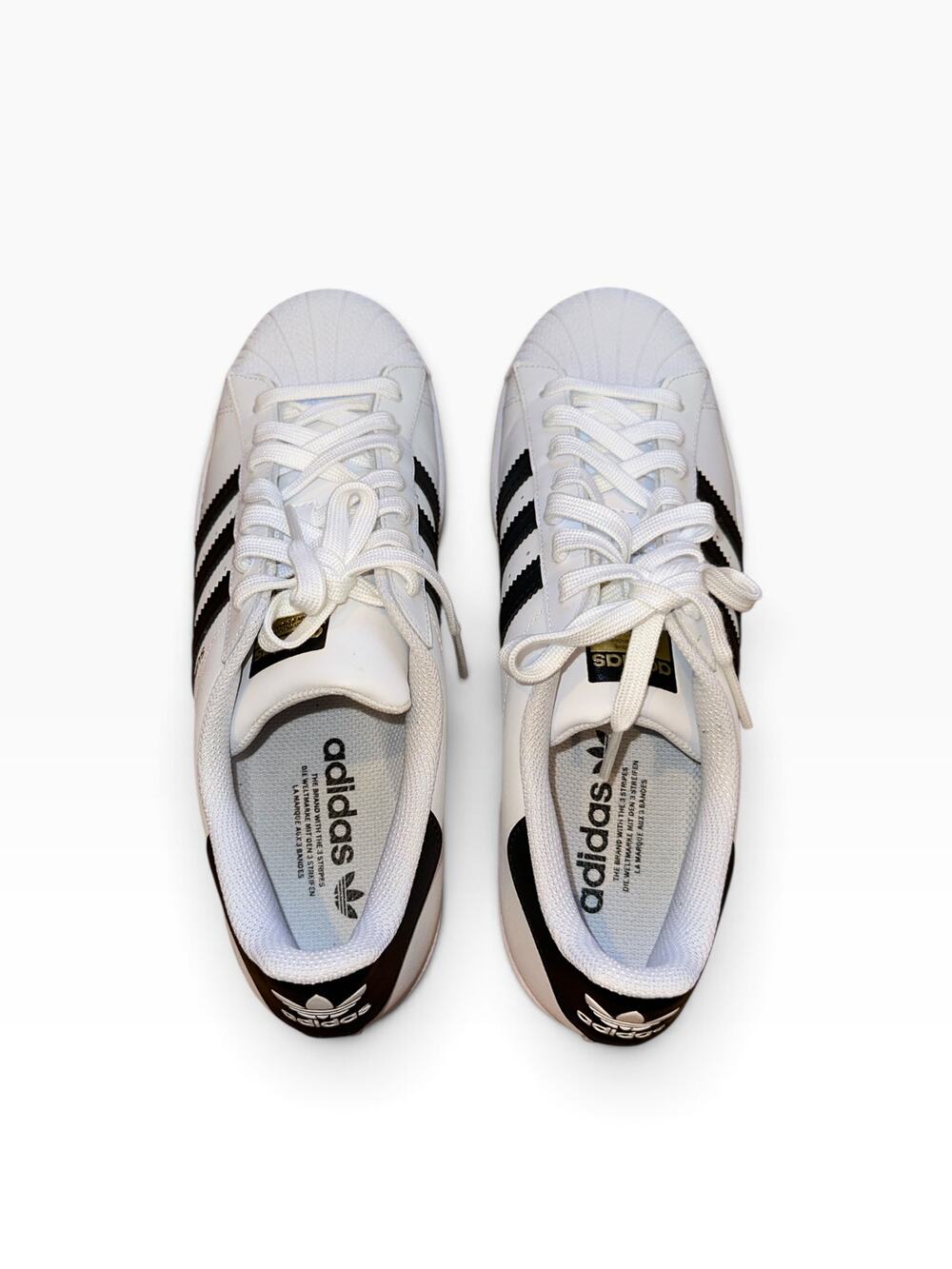 adidas Originals Superstar White Black Shell Toe Sneakers Men Size 9